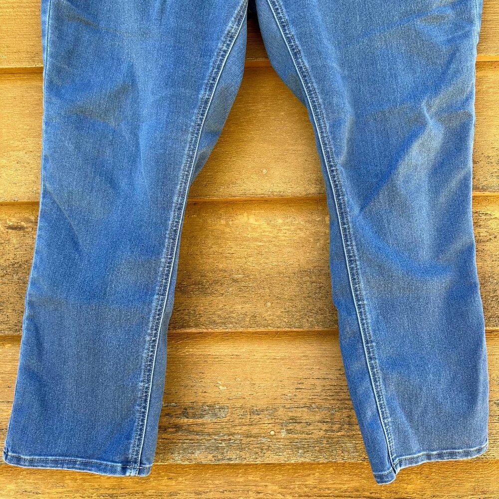 Lee Riders Mid Rise Skinny Stretchy Blue Jegging Jeans Size15 - Picture 6 of 13